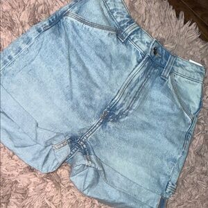 Women's Light Blue Denim Shorts. Never Worn